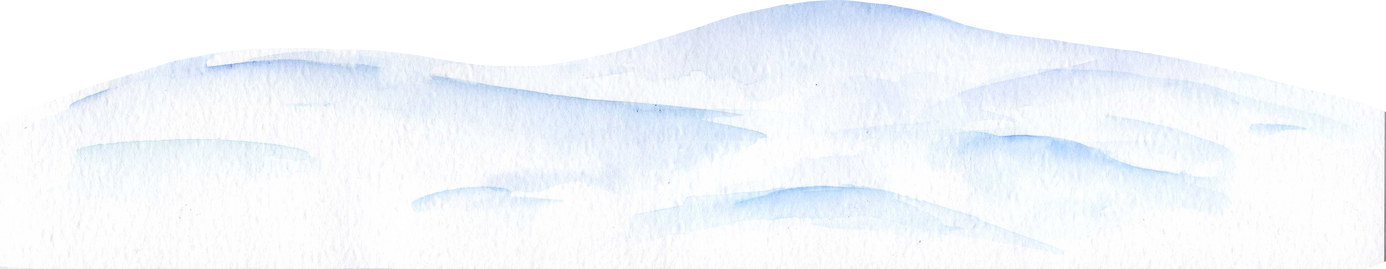 Snow Drift Watercolor Illustration
